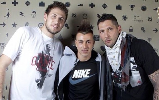 Materazzi inaugura loja em Mil&atilde;o Stephan El Shaarawy  (Foto: Divulga&ccedil;&atilde;o)