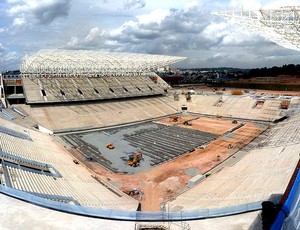 obras estádio Arena Corinthians Copa (Foto: Arena / Fifa.com)