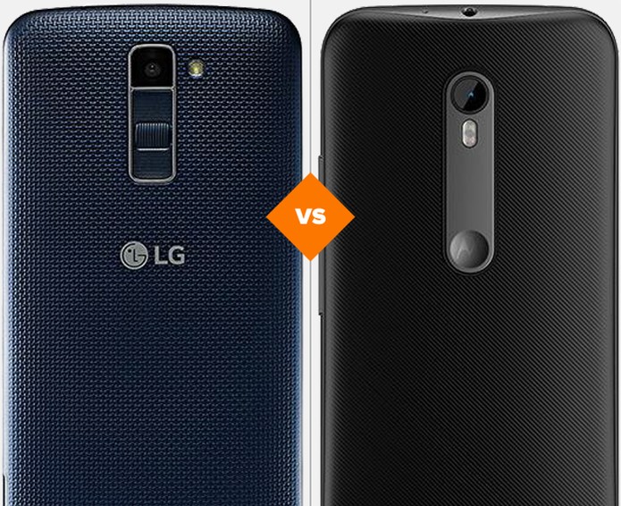 LG K10 ou Moto G3: veja qual celular se sai melhor em comparativo (Foto: Arte/TechTudo) LG K10 ou Moto G3: veja qual celular se sai melhor em comparativo (Foto: Arte/TechTudo)