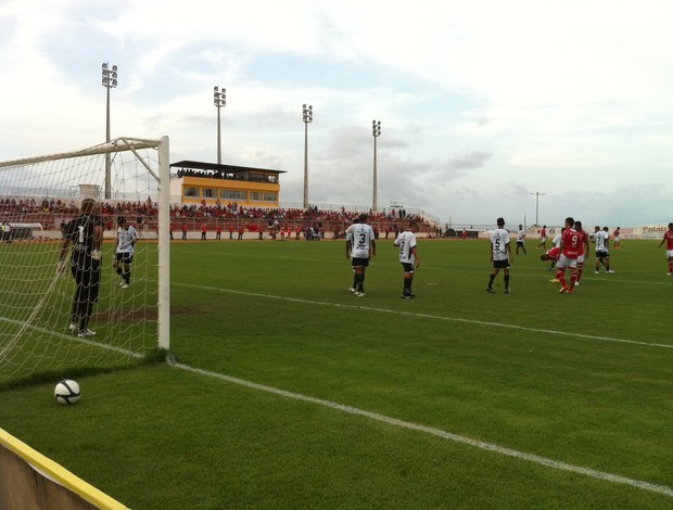 América-RN x Corintians-RN, no Estádio Nazarenão, em Goianinha (Foto: Jocaff Souza)