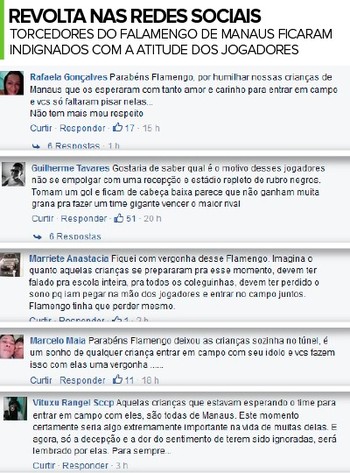 Internautas revolta Flamengo (Foto: GloboEsporte.com)
