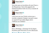 Sérgio Cabral lamenta rebaixamento de Flu e Vasco e pede fim da violência Sérgio Cabral lamenta rebaixamento de Flu e Vasco e pede fim da violência