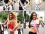 Desfile surpresa: Musas do Brasileirão param o trânsito na Avenida Paulista
