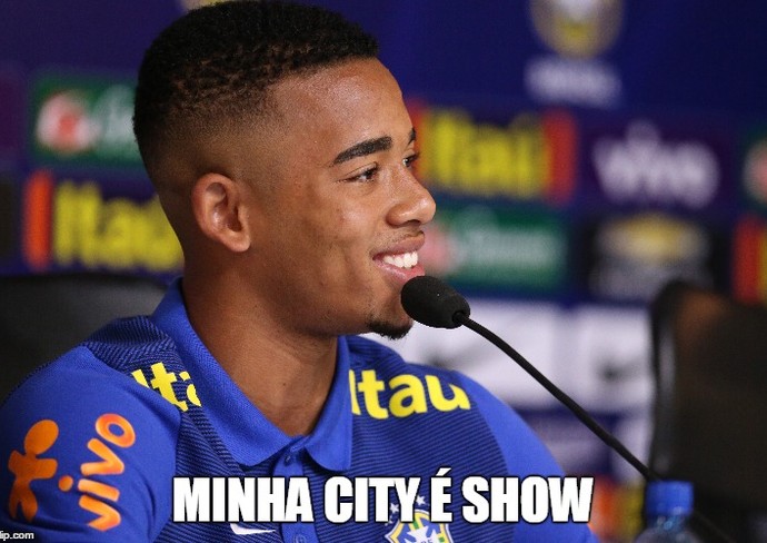 MEME SELEÇÃO - GABRIEL JESUS (Foto: GloboEsporte.com) MEME SELEÇÃO - GABRIEL JESUS (Foto: GloboEsporte.com)