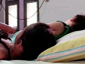 Por causa da doença, os filhos de dona Ivete não podem sair de casa (Foto: Reprodução/Inter TV Cabugi)