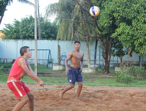 Matheus e Rayan - dupla rondoniense de vôlei (Foto: Larissa Vieira)