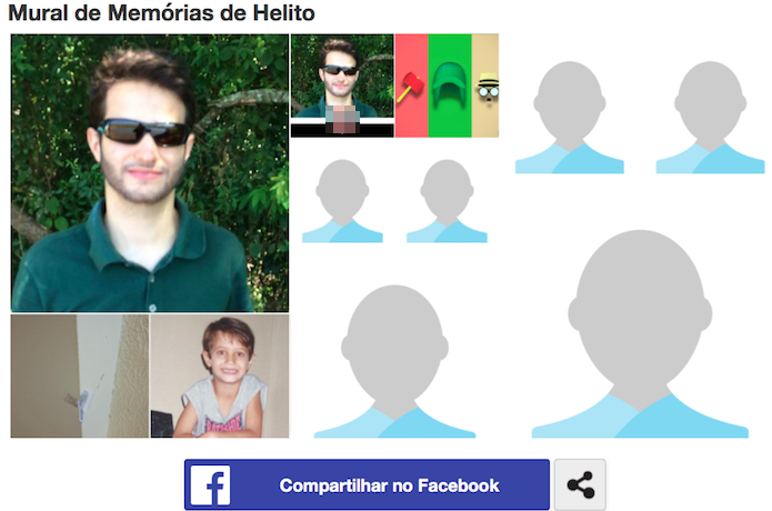 Montagem com as suas fotos do ano (Foto: Reprodução/Helito Bijora)