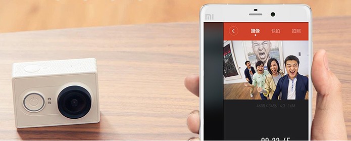 Mi Pro Action Camera se conecta com smartphones (Divulgação/Xiaomi)