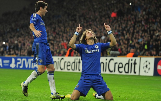 Oscar David Luiz Chelsea Nordsjaelland (Foto: Getty Images)