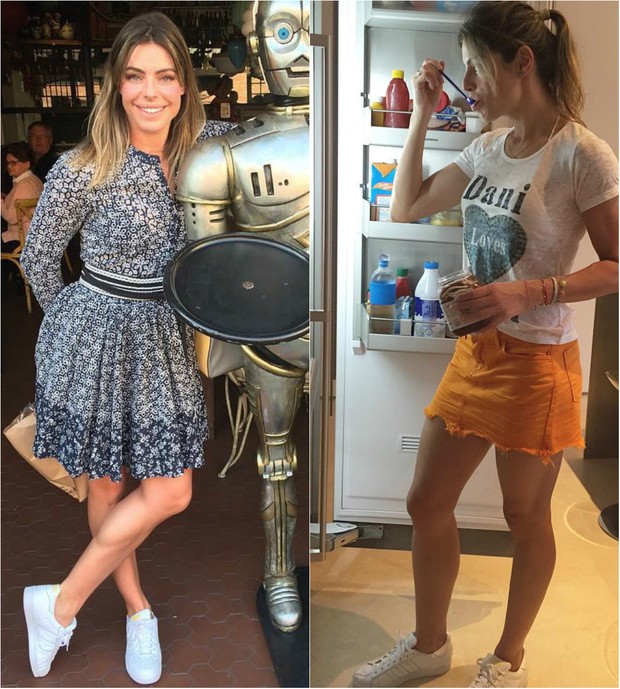 Daniella Cicarelli mostra como usar looks estilosos com tênis confortável  (Foto: Reprodução do Instagram)