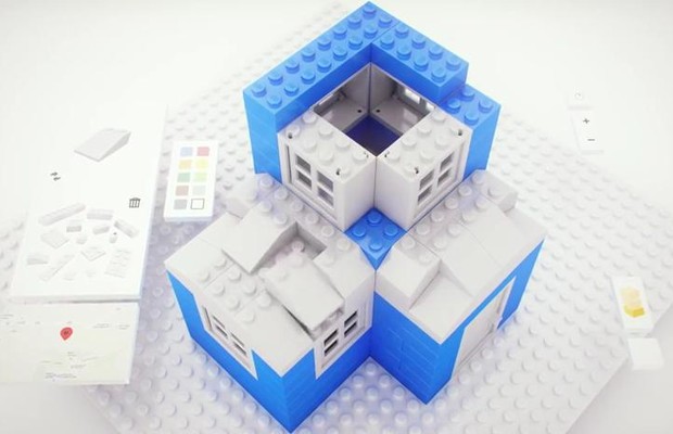 Google e o Lego se uniram para criar aplicativo. Agora, é possível brincar com os blocos online (Foto: Reprodução)
