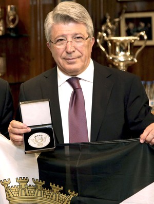 Enrique Cerezo Presidente do Atlético de Madrid (Foto: Agência efe)