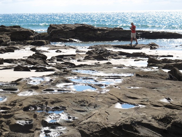 Praia de Lorne, uma das preferidas dos surfistas (Foto: Flávia Mantovani/G1)