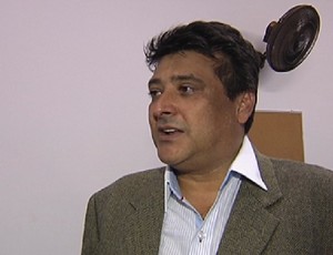 Dimas Macedo, ex-investidor do América-SP, agora no Catanduvense (Foto: Reprodução/TV Tem)
