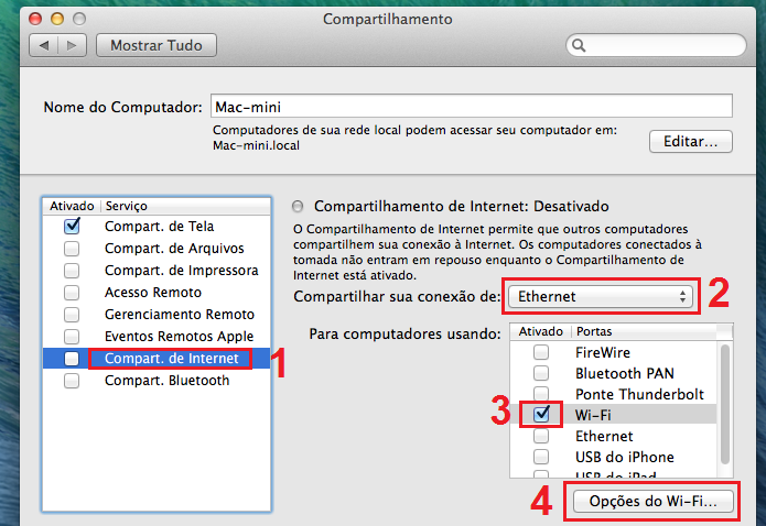 Compartilhar Rede Wifi Windows 7