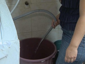 Rodízio água em Juiz de Fora (Foto: Reprodução/ TV Integração)