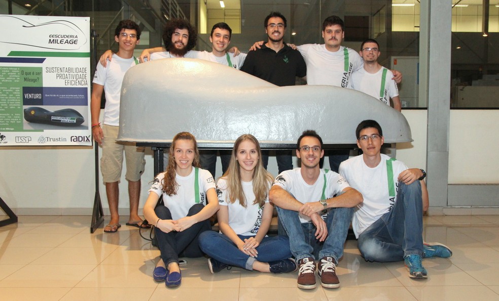 Alunos do curso de engenharia da USP São Carlos (Foto: Fabio Rodrigues/G1)