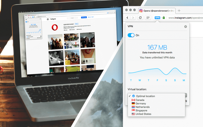 Opera 40 traz VPN nativa para todos os usuários (Foto: Divulgação/Opera)