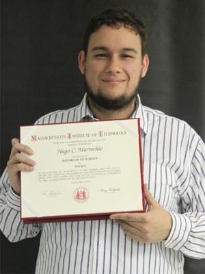 Hugo Marrochio é formado em física pelo MIT e faz mestrado na USP (Foto: Arquivo pessoal)