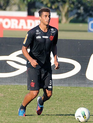 Welinton, treino do Flamengo (Foto: Alexandre Vidal / Fla Imagem)