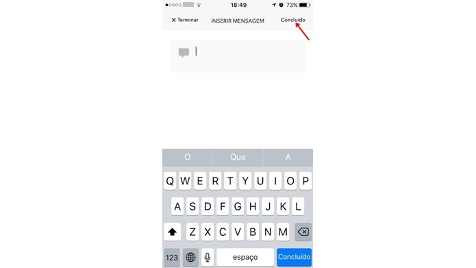 Enviar mensagem ao motorista com orientações sobre a corrida no Cabify
