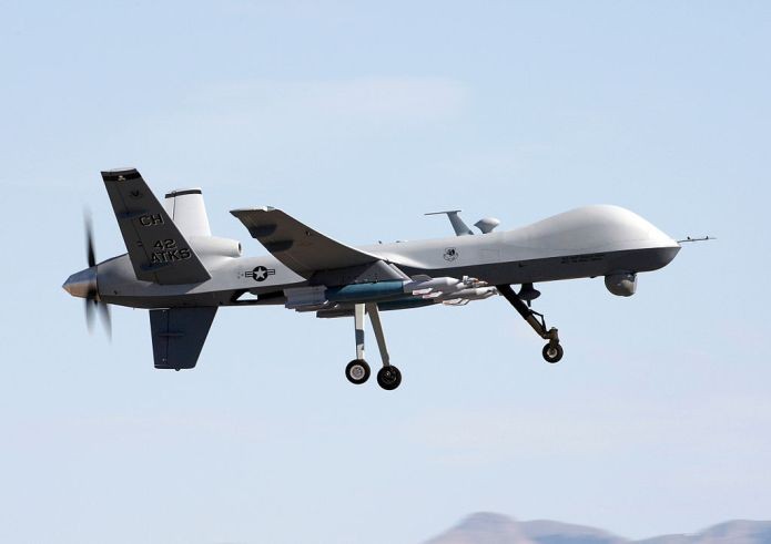 Drone utilizado pelo exército norte-americano (Wikimedia Commons)