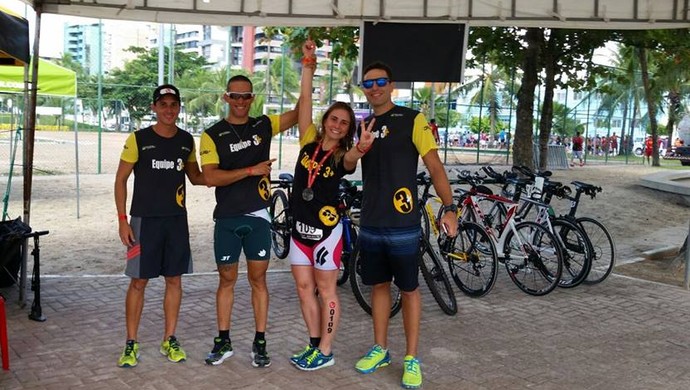 Julia Pedrosa fica com a prata no Sprint - Challenge Maceió (Foto: Arquivo Pessoal)