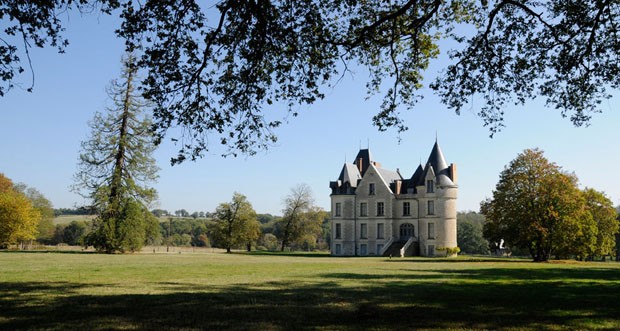 O castelo de Boisbuchet, construído em meados do século 19 (Foto: divulgação)