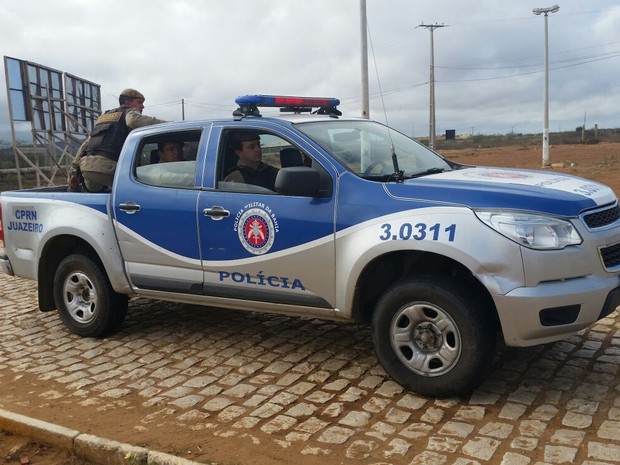 Policiais militares já estão na unidade de Juazeiro (Foto: Blog do Geraldo José)