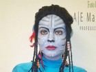 Geisy Arruda se veste como personagem de 'Avatar'