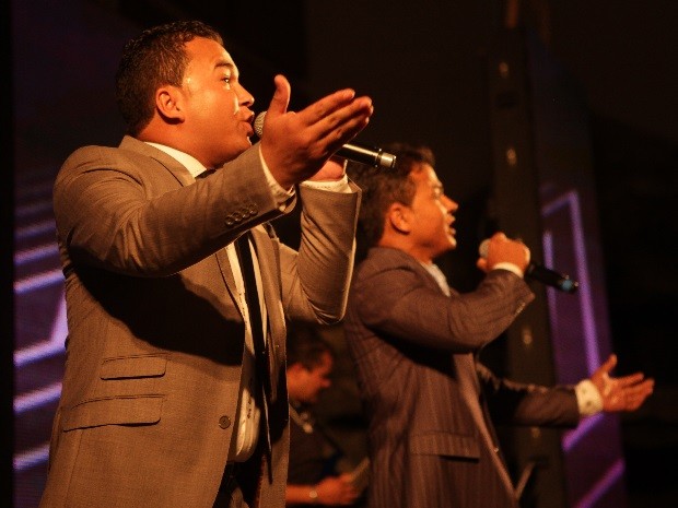 Marcos e Matteus dispontam no sertanejo gospel, em Goiás (Foto: Reprodução/ Plenitude Gospel Music)