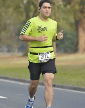 Guilherme elimina 61kg correndo e participa da prova do Eu Atleta