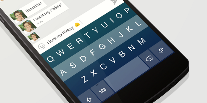 Fleksy Keyboard é um tenxuto eclado para Android (Foto: Reprodução/Fleksy Keyboard)