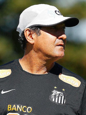 Muricy Ramalho no treino do Santos (Foto: Ricardo Saibun / Divulgação Santos FC)