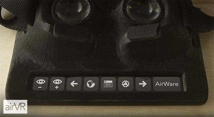 Tecnologia TouchStrip do AirVR (Foto: Divulgação)