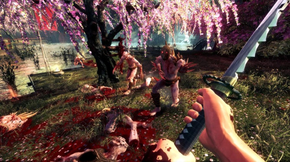 Shadow Warrior mescla tiroteios com lutas de espada em primeira pessoa (Foto: Reprodução/Vice)