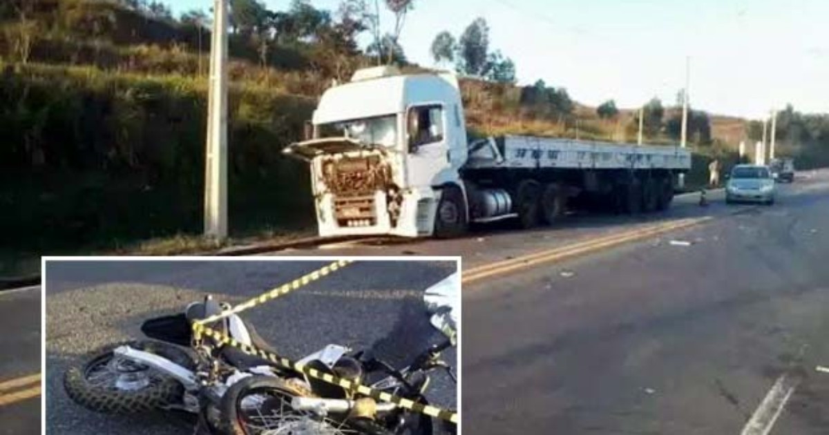 G1 Homem De 31 Anos Morre Ao Bater Em Caminhão Em Lavras Mg