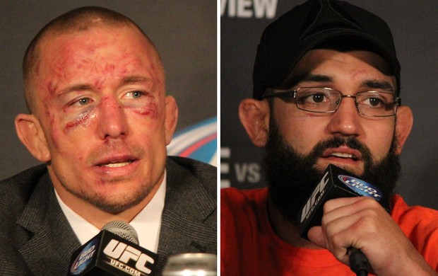 Georges st-pierre e hendricks UFC (Foto: Evelyn Rodrigues)