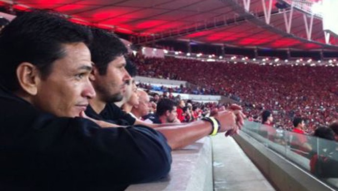 Fabio Luciano e Ronaldo Angelim Flamengo x Goiás (Foto: Master Sports & Mkt)