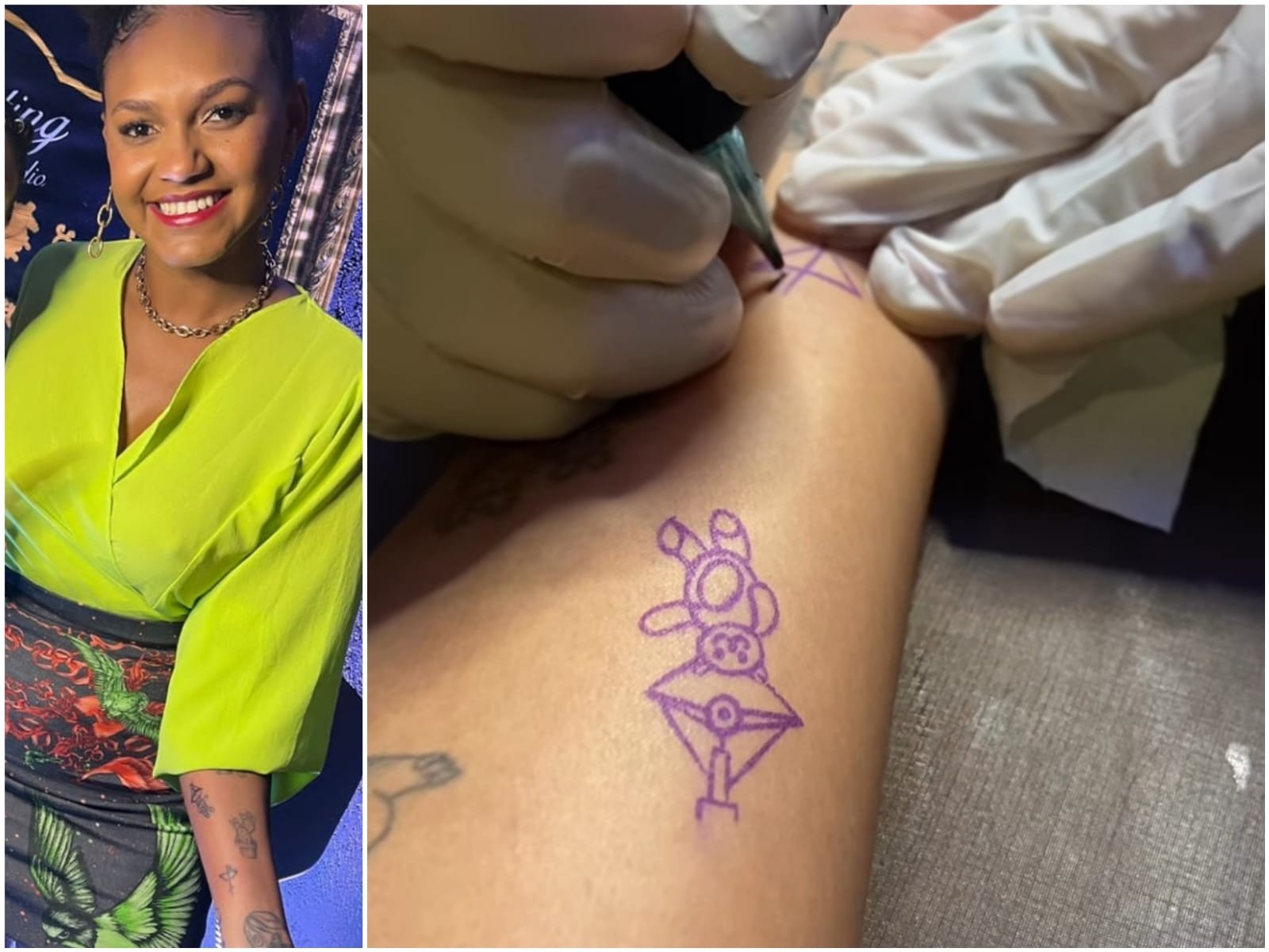 Ex-BBB Jessilane Alves faz tatuagens no braço (Foto: Reprodução/Instagram)