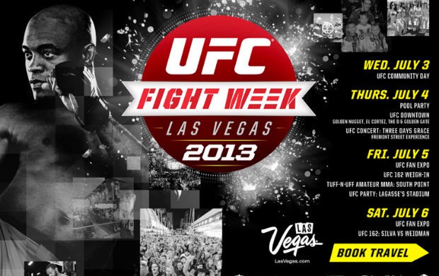 Cartaz UFC 162 Fight Week (Foto: Reprodução/Twitter)