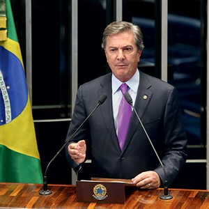 O senador Fernando Collor de Mello (PTB-AL) (Foto: André Dusek/Estadão Conteúdo)