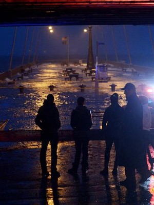 Furacão Sandy chega à Nova York (Foto: Agência EFE)