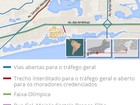 Ruas são interditadas na Barra e no Pontal para a Olimpíada 2016