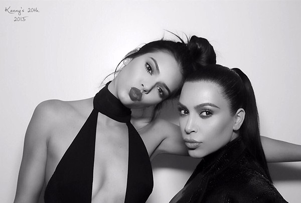 Kendall Jenner e Kim Kardashian (Foto: Instagram)
