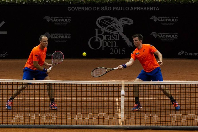Bruno Soares - tênis (Foto: Daniel Vorley/Divulgação Brasil Open)