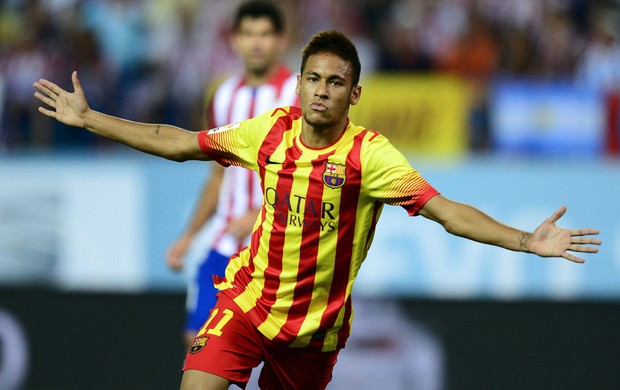 Neymar gol Barcelona (Foto: AFP)