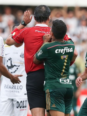 Árbitro processa Dudu por danos morais após agressão no Paulista