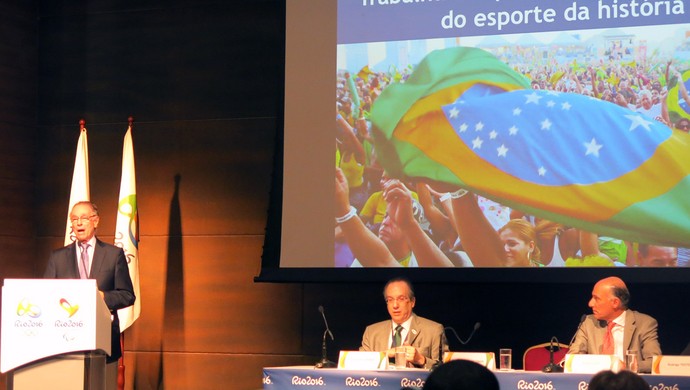 Carlos Arthur Nuzman apresentação do orçamento Rio 2016 Olimpíadas (Foto: Leonardo Filipo)