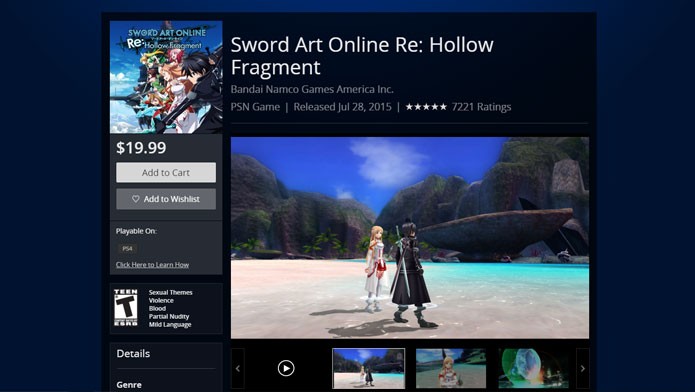 Como Fazer O Download E Instalar Sword Art Online Hollow Fragment Dicas E Tutoriais Techtudo